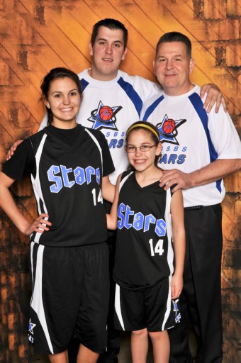 Youth Basketball Team Photo